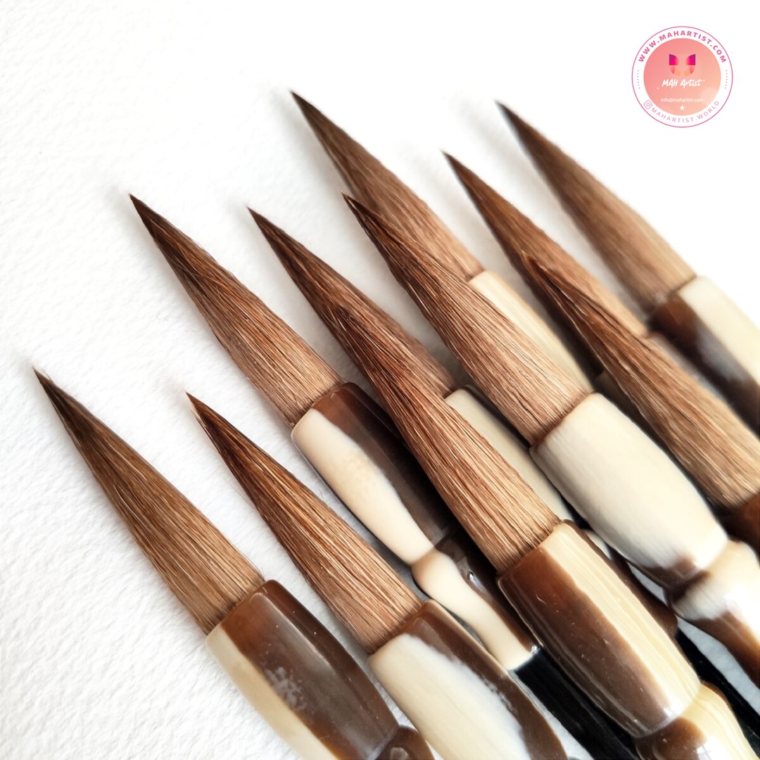 Chinese brush with wolf hair - medium size